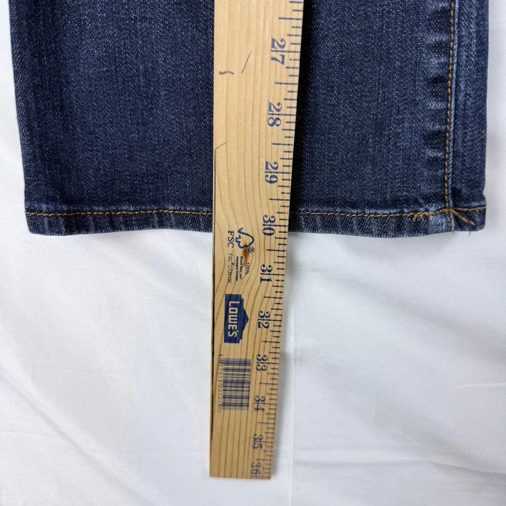 Talbots Heritage Bootcut Jeans Womens 6/28 Dark Wash Stretch Denim‎ Blue Pants